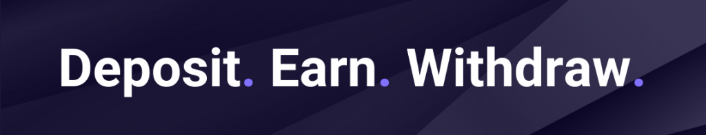 Deposit Earn Withdraw with Pokket Crypto Savings Account